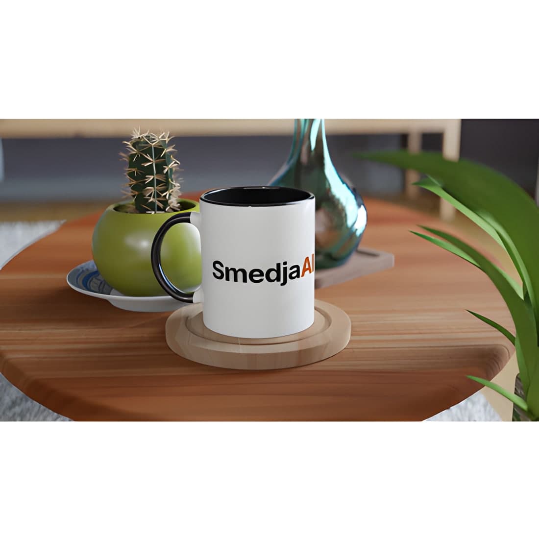 Forge Mug på bordet, redo för påfyllning